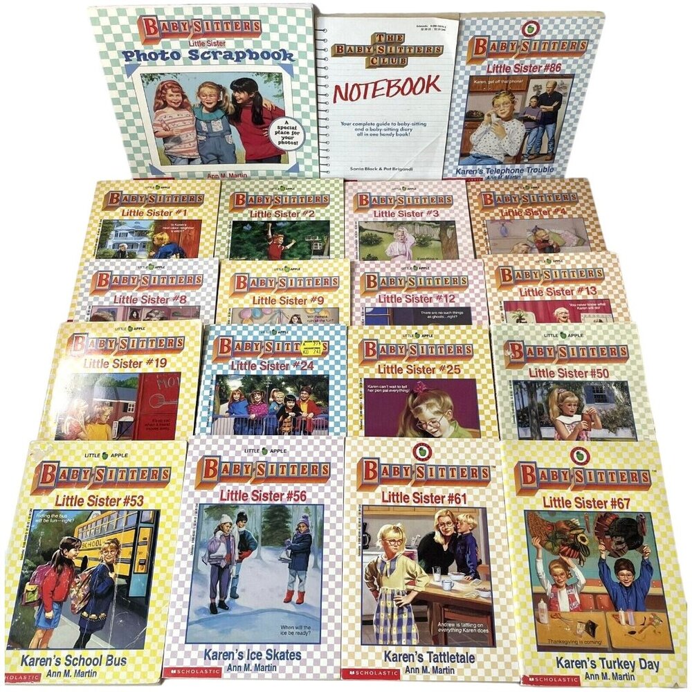 19 Babysitters Club Little Sister Chapter Books Ann Martin Apple Paperback Lot